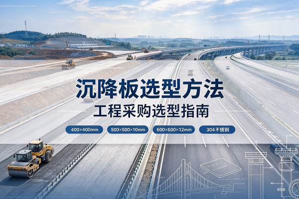 安吉沉降板选择方法