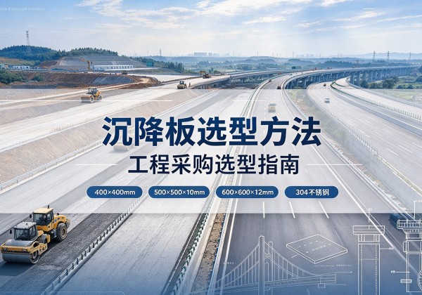 安吉沉降板选择方法